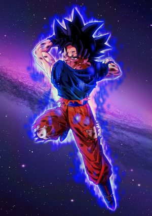Plaque Holographique Goku