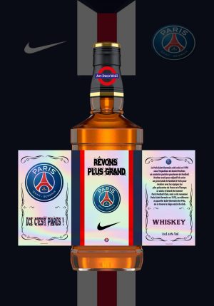 Sticker Holographique PSG